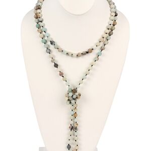 Amazonite Natural Stone Beaded Necklace